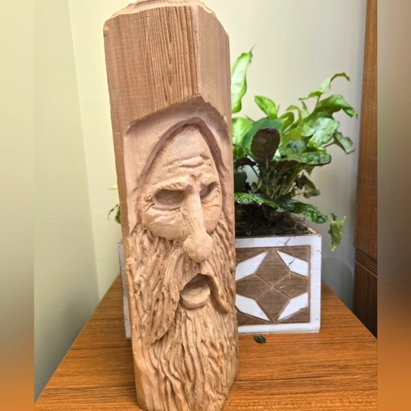 Carved Wood Spirit - Picture 3 of 7